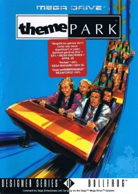 Theme Park PAL Sega Mega Drive PAL box art